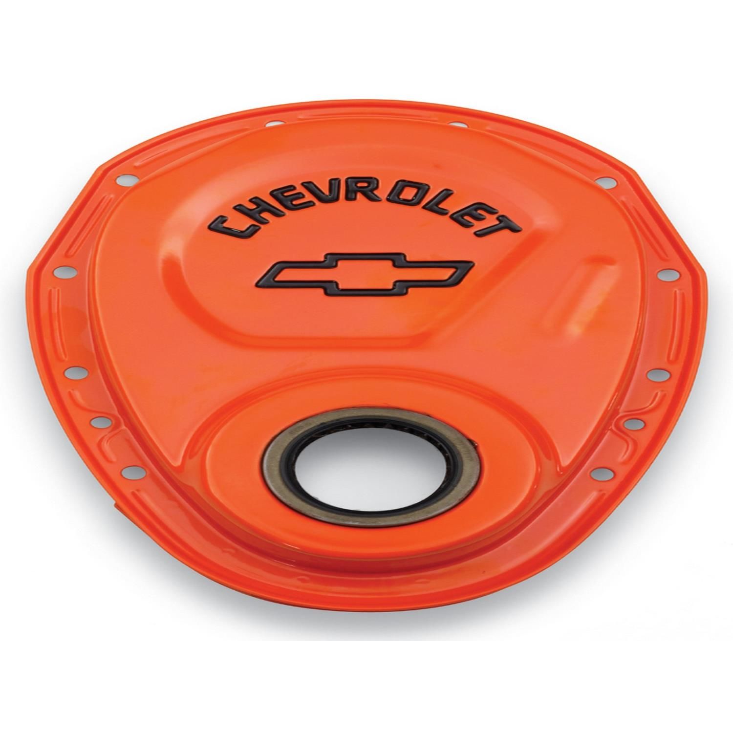 Proform Orange Timing Chain Cover for Chevy Small Block 19691991