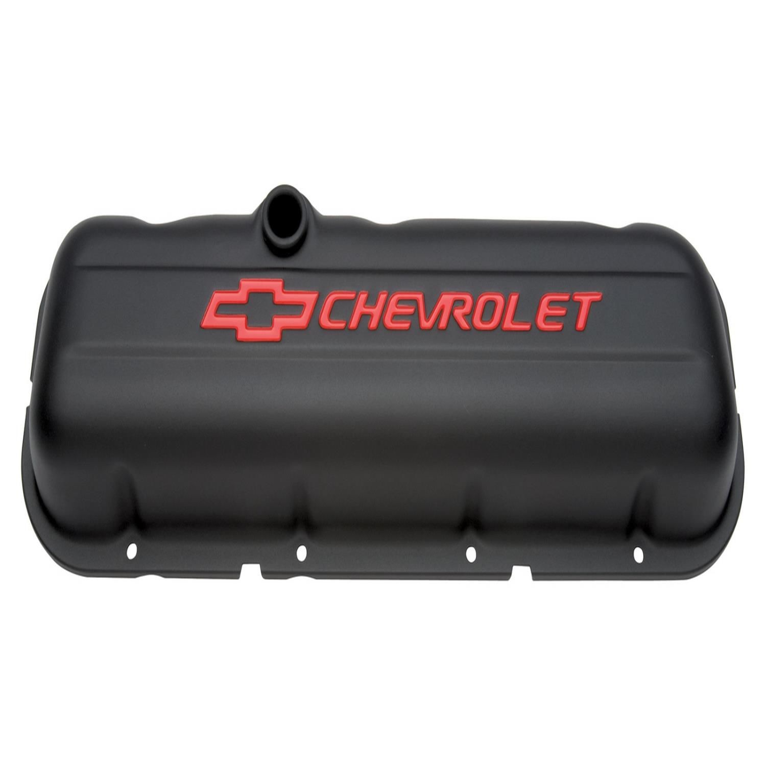 Proform Black Valve Cover with Bowtie Logo for Chevy Big Block