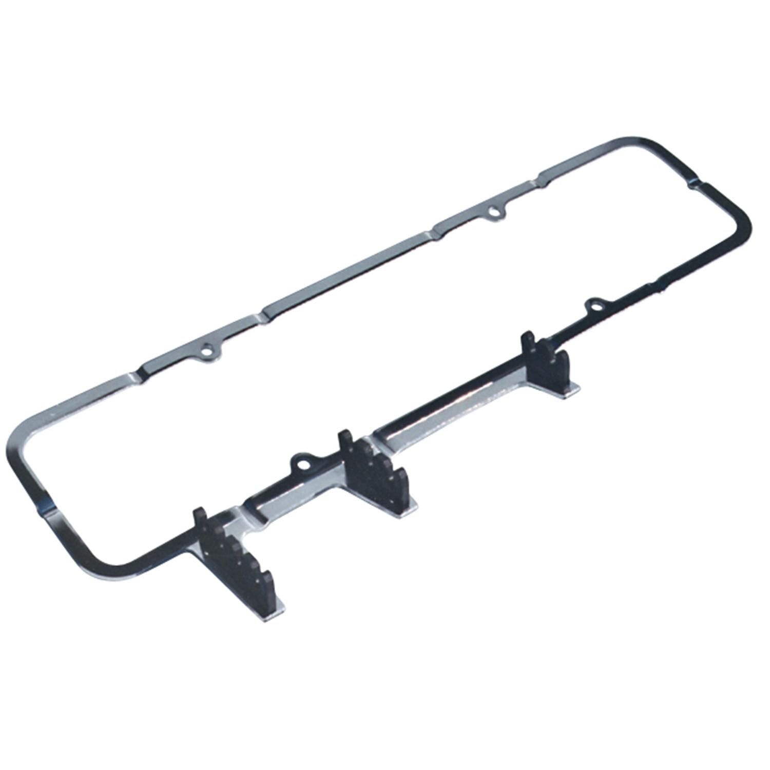 Proform Black engine valve cover holdown clamp with wire looms for