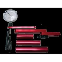 Proform Anodized Red 0 - 1in Pinion Depth Setting Tool with Dial Indicator