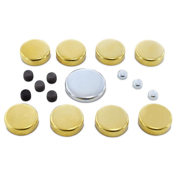 Proform Brass Engine Freeze Plug Kit SBC 66550