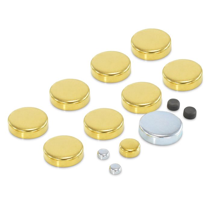 Proform Brass Engine Freeze Plug Kit Pontiac V8 66560
