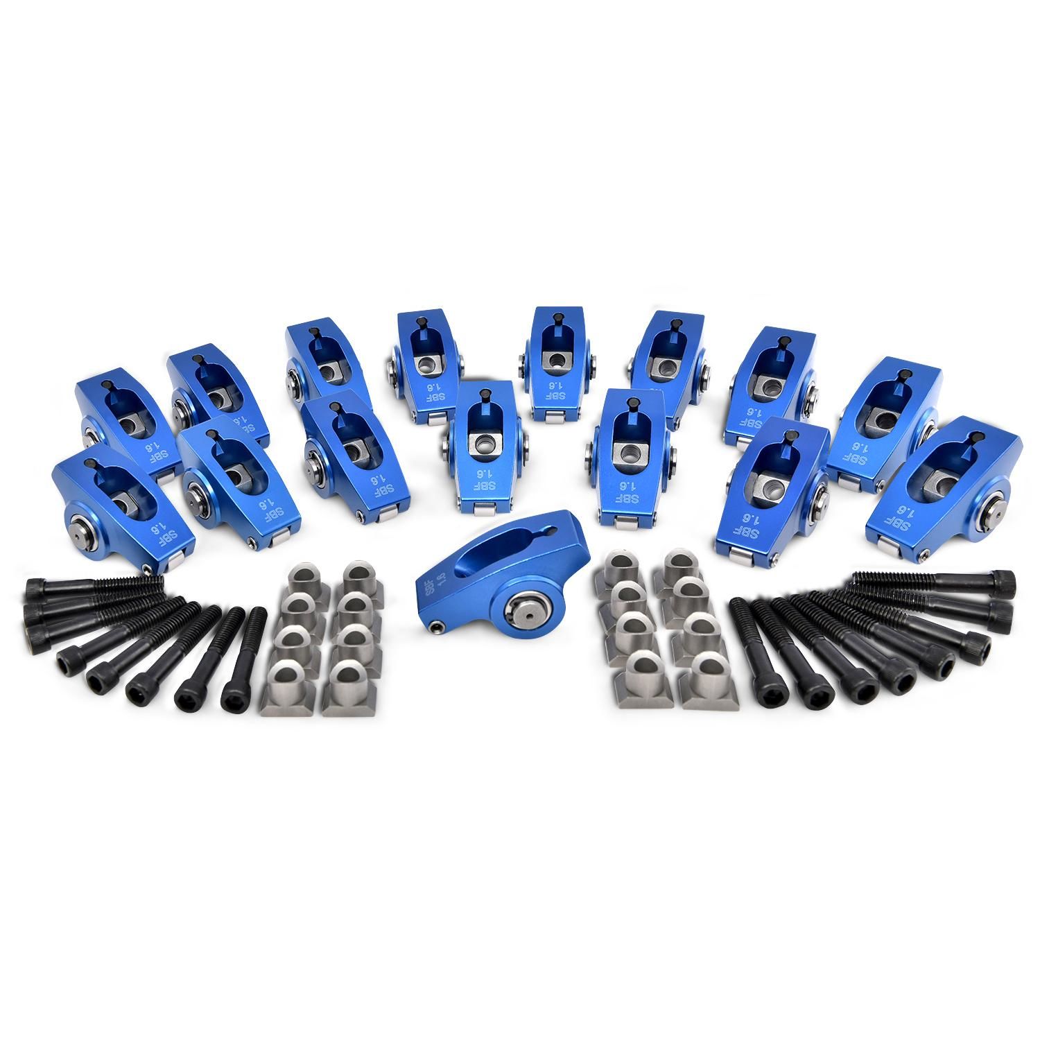Proform 1.6in Ratio Pedestal Roller Rocker Arm Set For Ford 302HO and