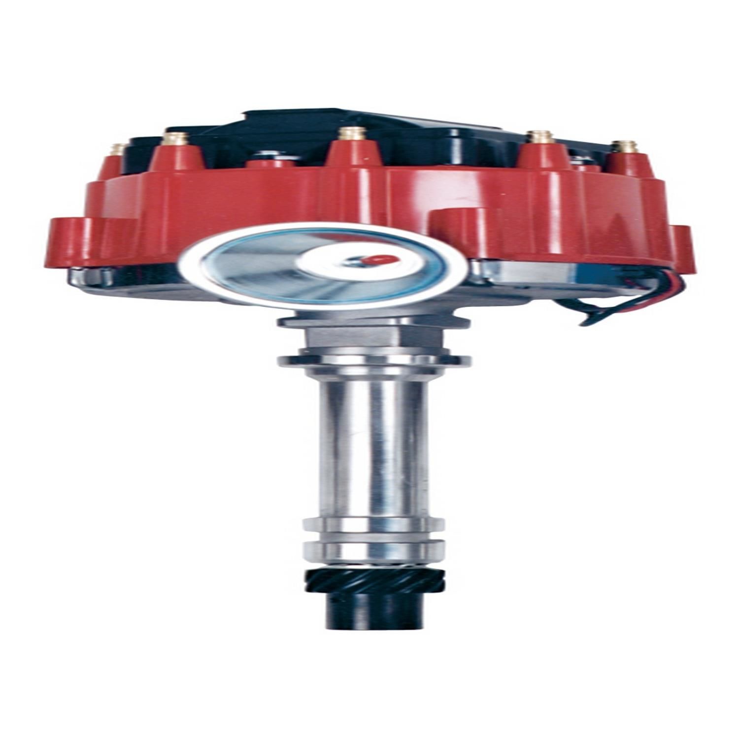 Proform 66941RC Black Cap Chevy V8 Vacuum Advance HEI Distributor Fits