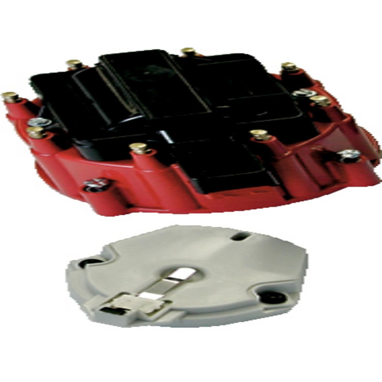 Proform White V8 Distributor Cap, Coil and Rotor Kit