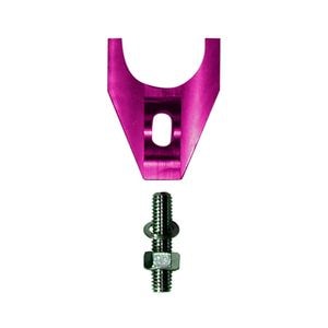 Proform Purple Stainless Steel Heavy Duty Stud Mount Billet Distributor Clamp