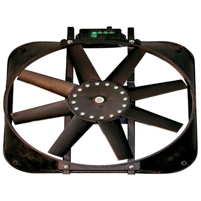 Proform 15in. Electric Cooling Fan w/ Thermostat - Mustang Proform 15in. Electric Cooling Fan w/ Thermostat - Mustang