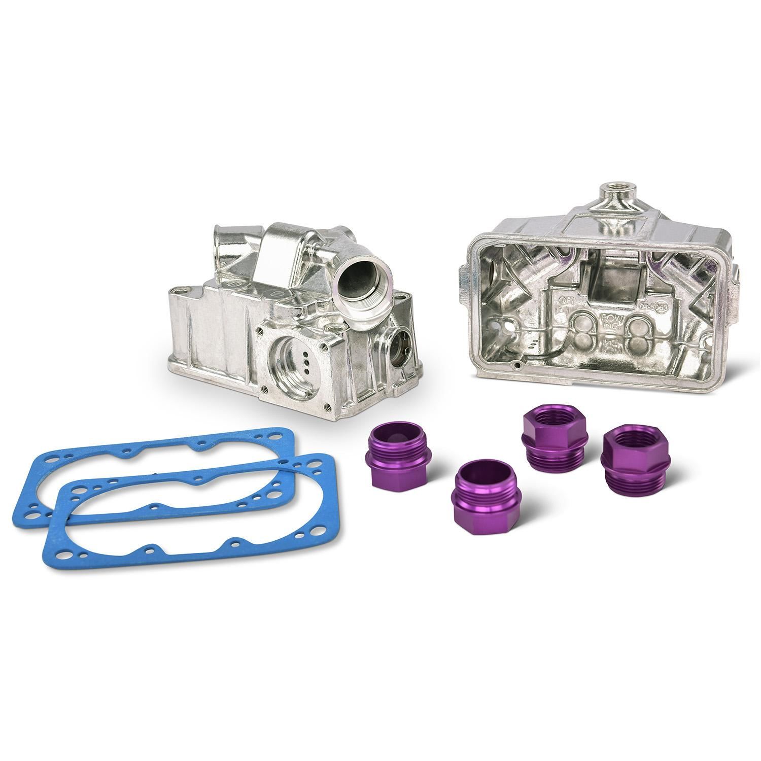 Proform Aluminum Fuel Float Bowl with Sight Glass Kit