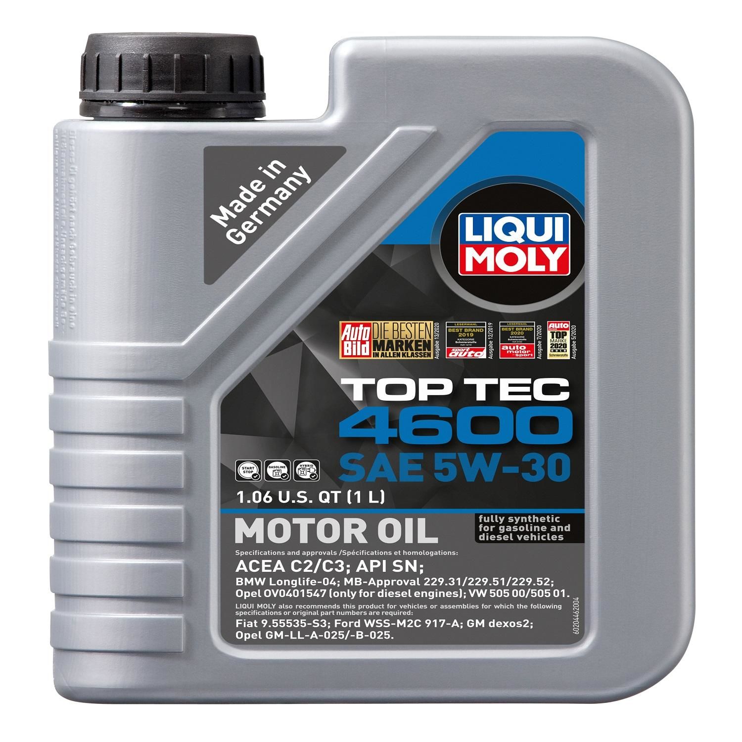 LIQUI MOLY Full Synthetic Engine Oil 5W30 1 Liter