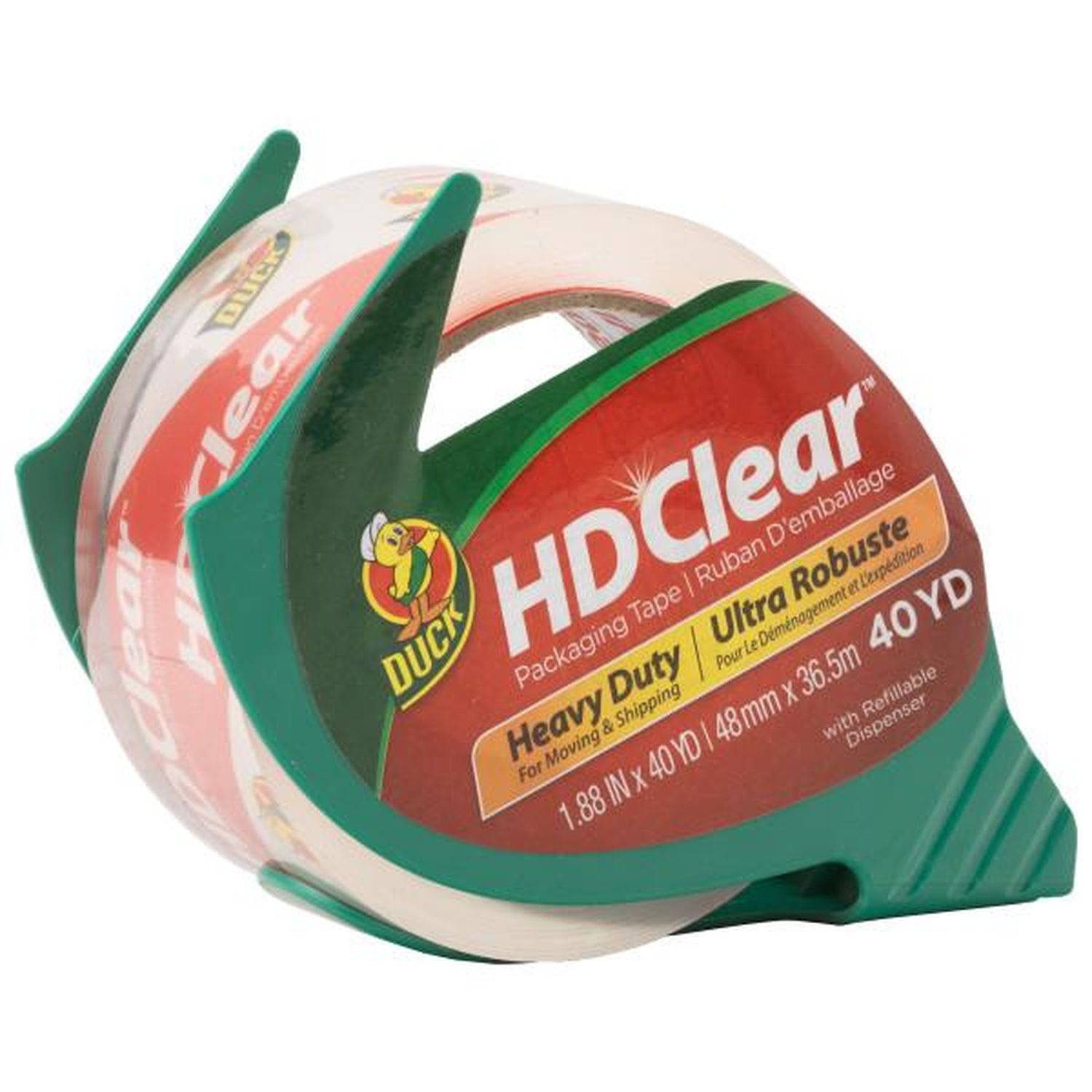 Duck HD Clear Heavy Duty Packaging Tape 1.88in x 40yd