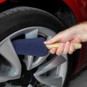 Car Wheel Brush Auto Detail Rims Tire Seat Engine Exhaust Pipe Cleaning  Brush