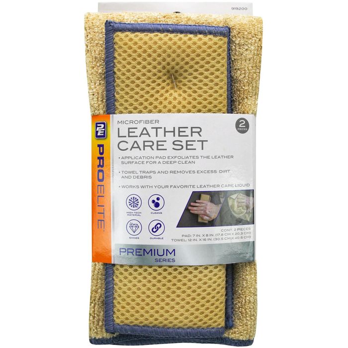  Leather CPR, Microfiber Applicator (5in) + 2 Towels (16in)