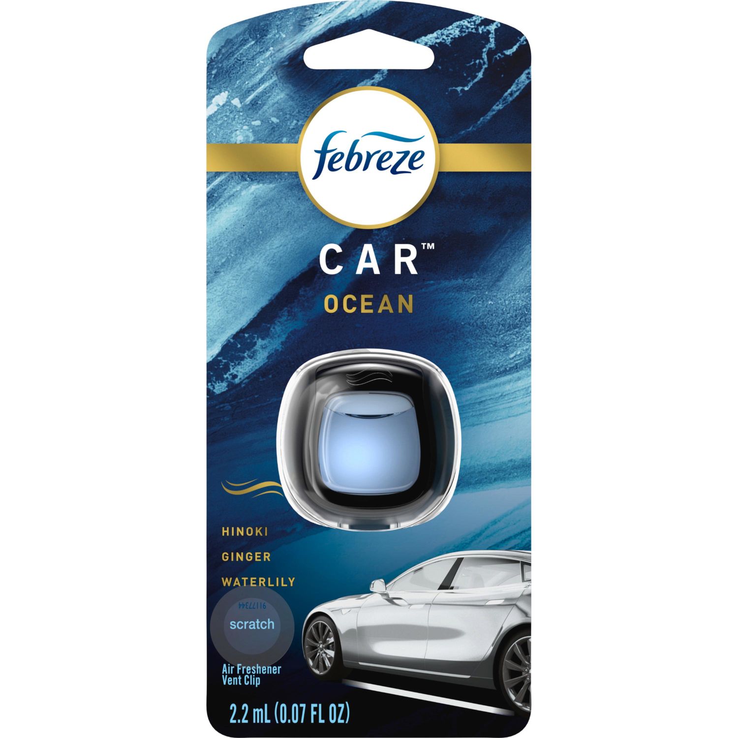Febreze Ocean Car Scent Air Freshener Vent