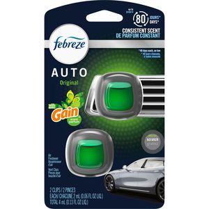 Febreze AUTO Air Freshener Vent Clip Old Spice Swagger Scent, 2