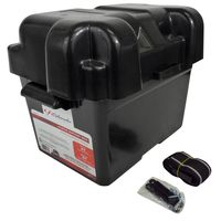 Snap-Top Battery Box with Strap for Group 24 Batteries - Vented NOCO Battery  Boxes 329-HM300BKS