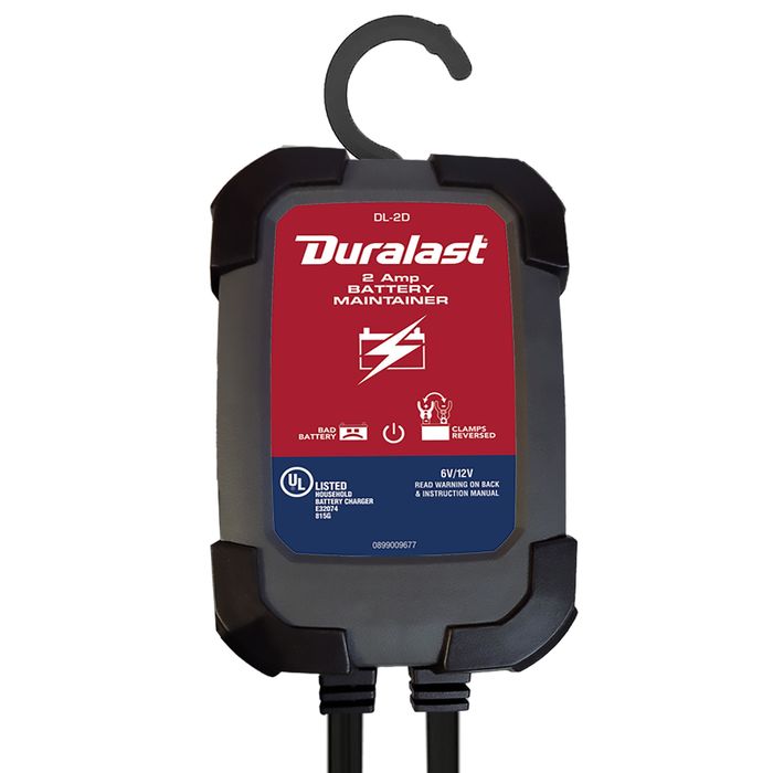 Duralast 2 Amps 6 to 12 Volt Battery Charger and Maintainer DL-2D