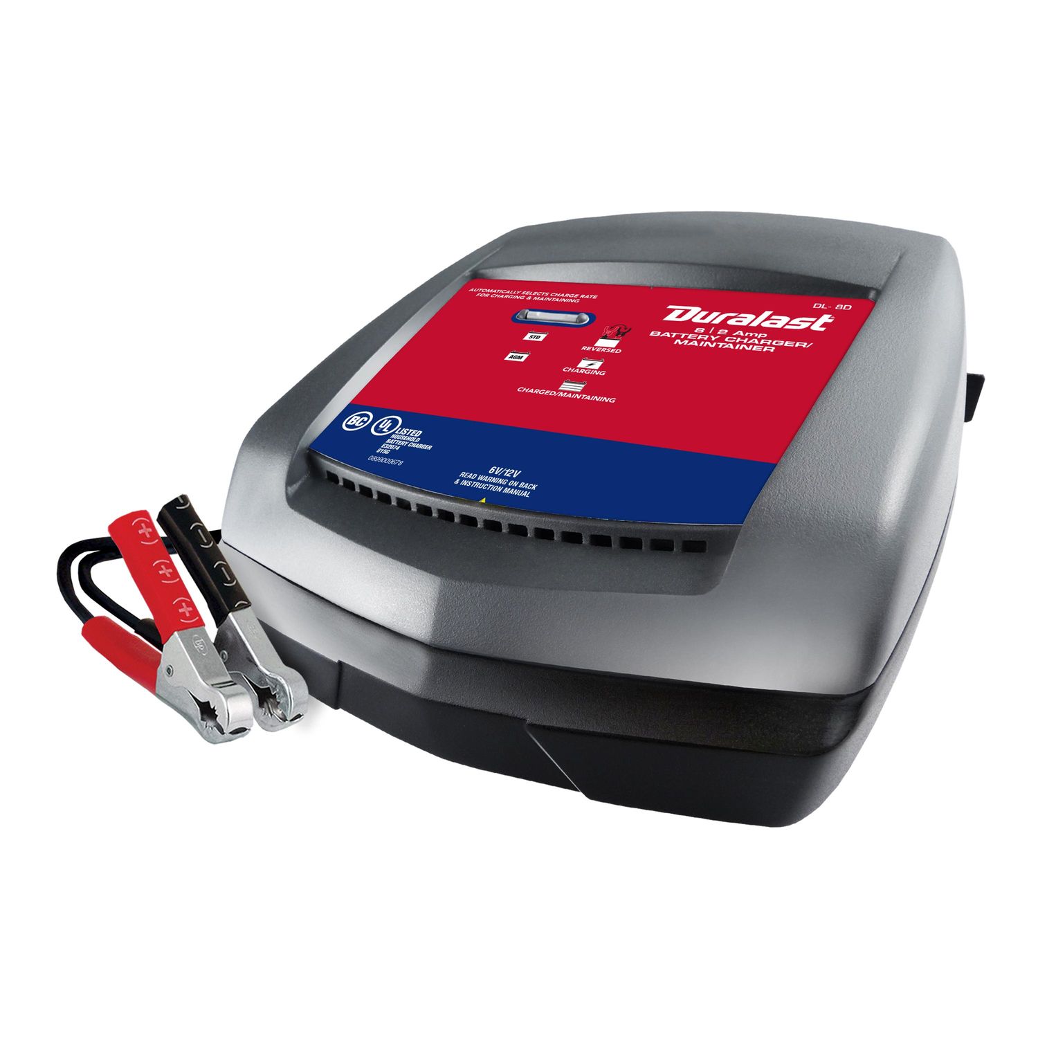 6 8 12 volt battery charger