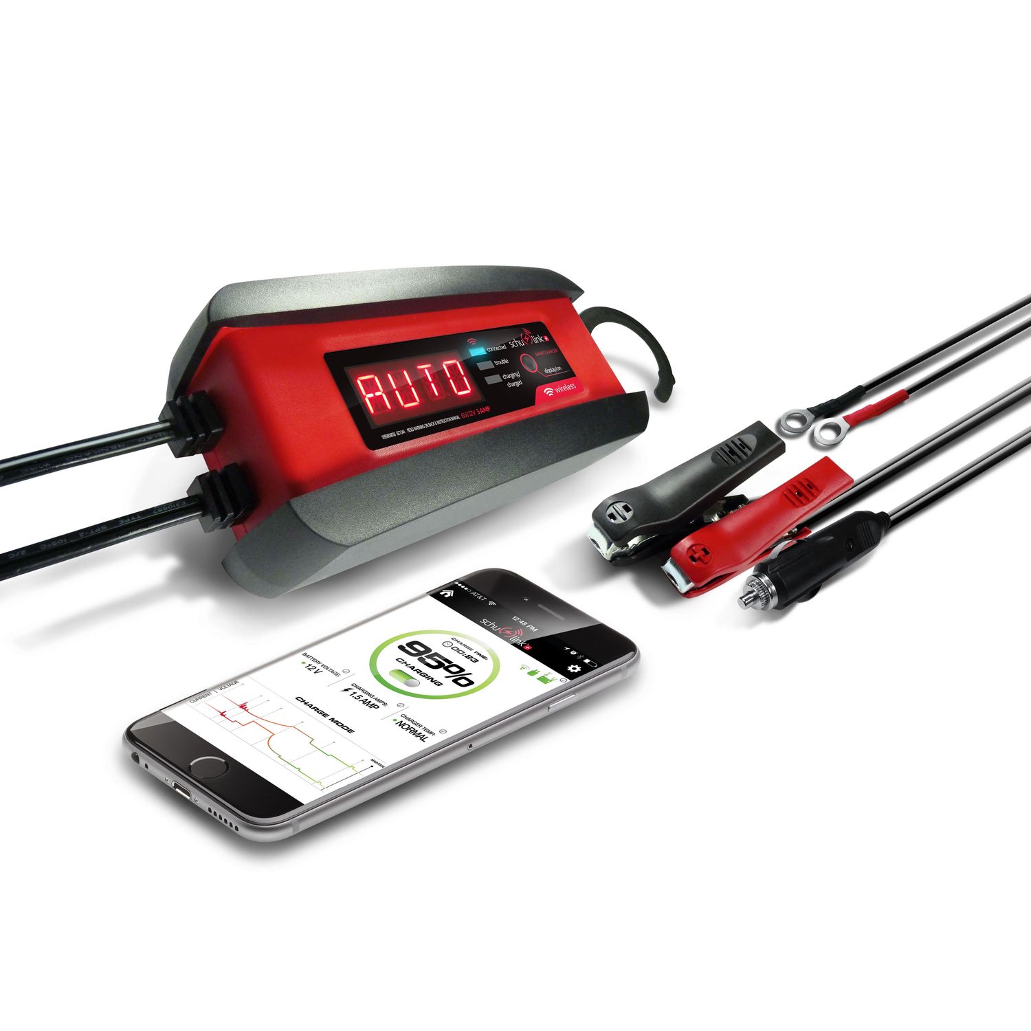 Schumacher 3 Amp Wireless Smart Charger