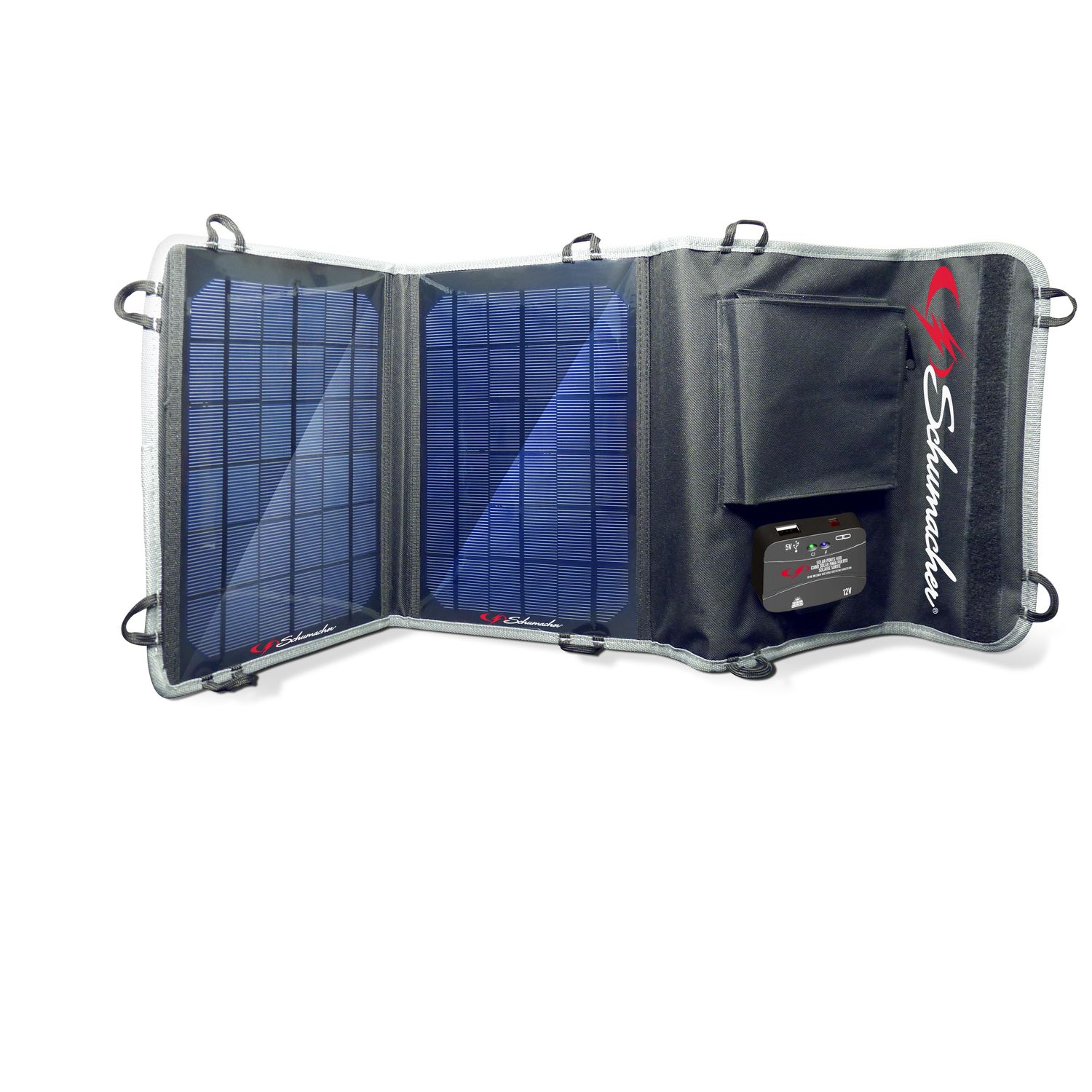 Schumacher 10 Watt Foldable Solar Battery Charger