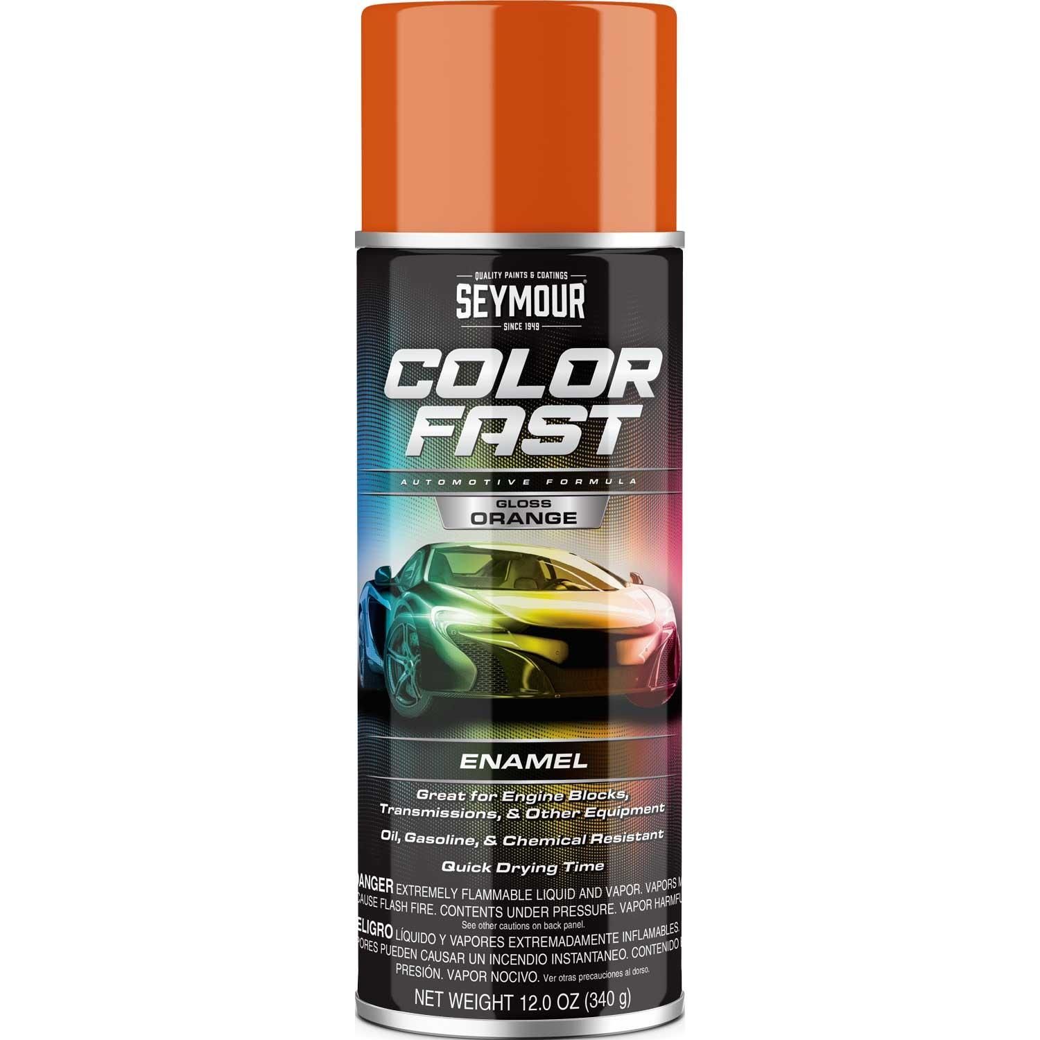 Seymour ColorFast Gloss Orange Spray Paint
