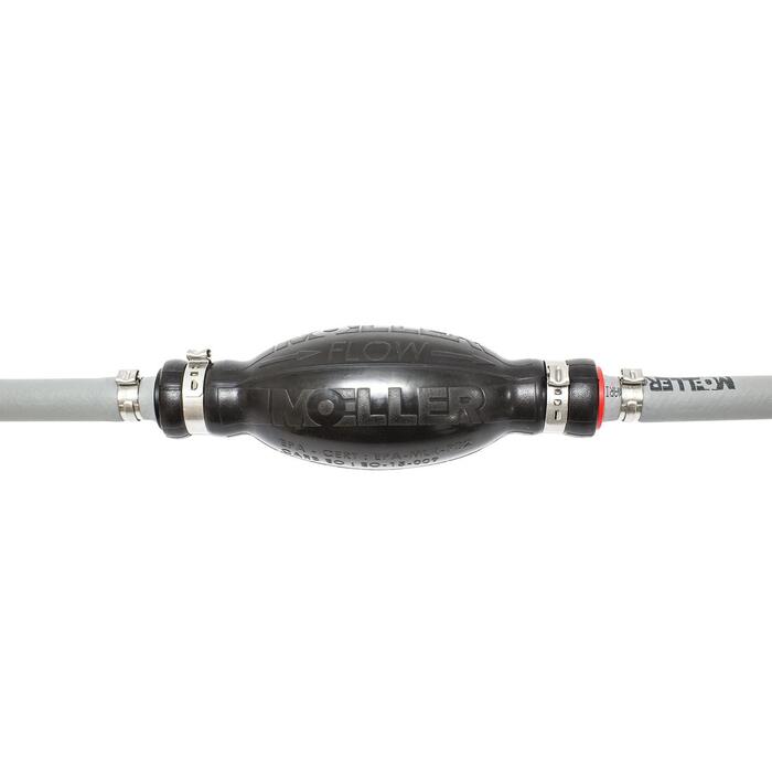 Moeller Marine Fuel Line Assembly – 3/8" I.D. Hose For Johnson & Evinrude Outboard Motors