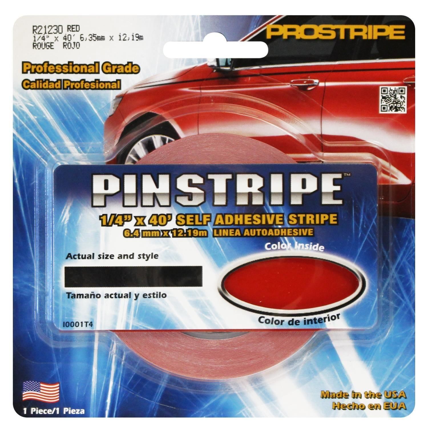 Prostripe Red 1/4in X 40ft