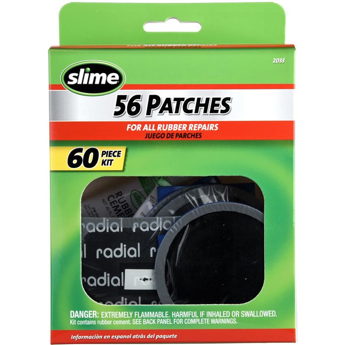 Slime 1022-A Rubber Tube Patch Kit With Glue, Pack of 4