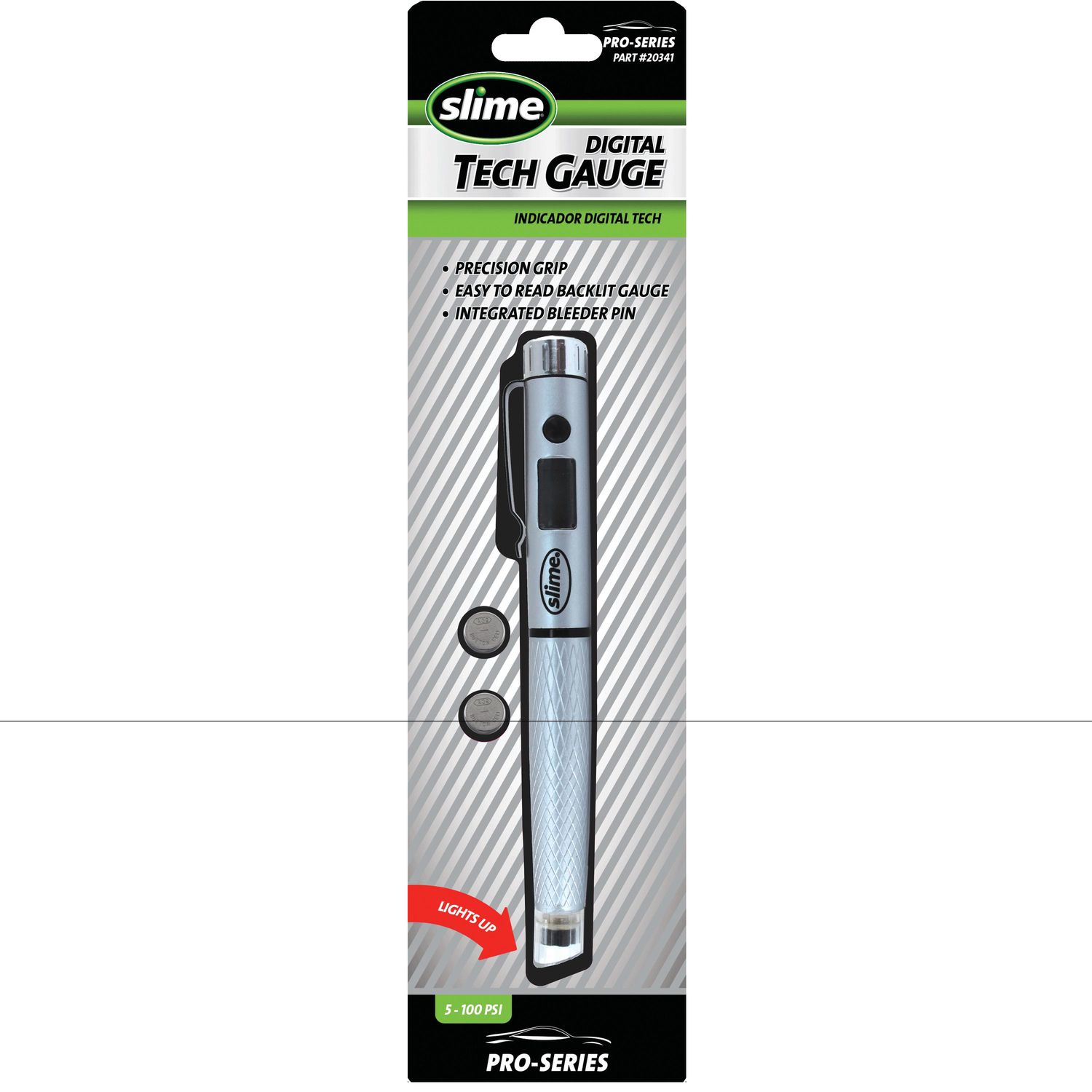 Slime ProSeries Pencil Tire Gauge