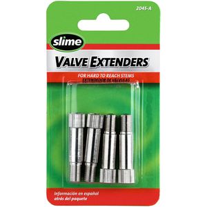 Slime Metal Tire Valve Extenders 4 Pack