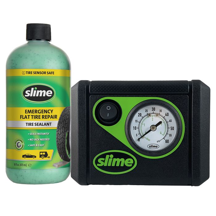 SLIME SMART REPAIR KIT COMPRESSORE LIQUIDO 473ml GONFIA E RIPARA AUTO MOTO  - Automagazzino Baldini