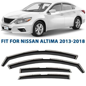 Goodyear Deflectores de ventana inastillables en el canal para Nissan  Altima 2019-2024, protectores de lluvia, viseras de ventana para  automóviles