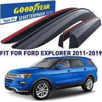 Goodyear Premium Smoke Side Window Deflector GY003141 for Ford Explorer