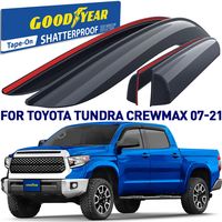 Goodyear Smoke Side Window Deflector GY003207 for Toyota Tundra