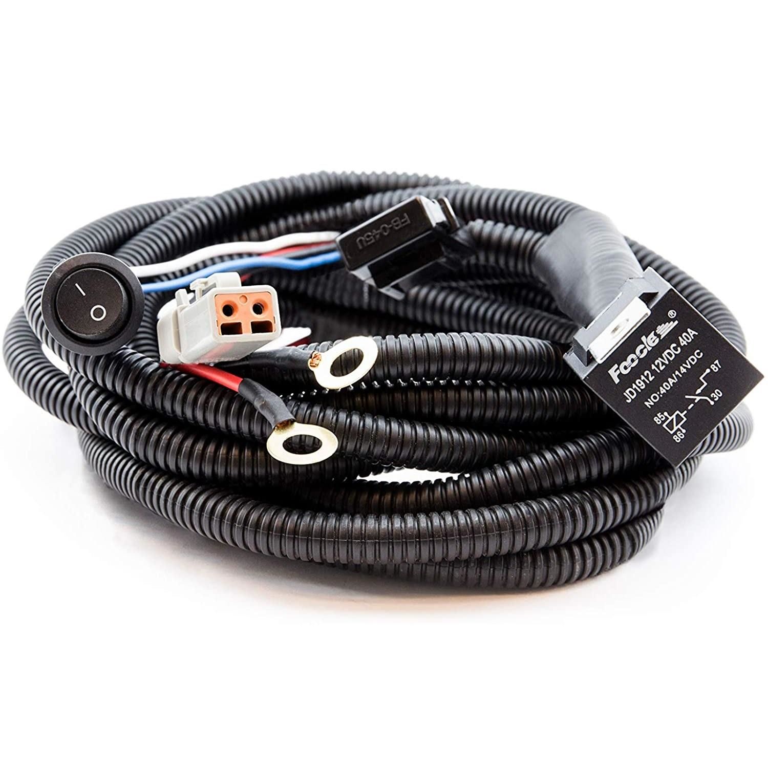 Sylvania 16 AWG LED Lightbar Wiring Harness 1 To 1 Deutsch Connector