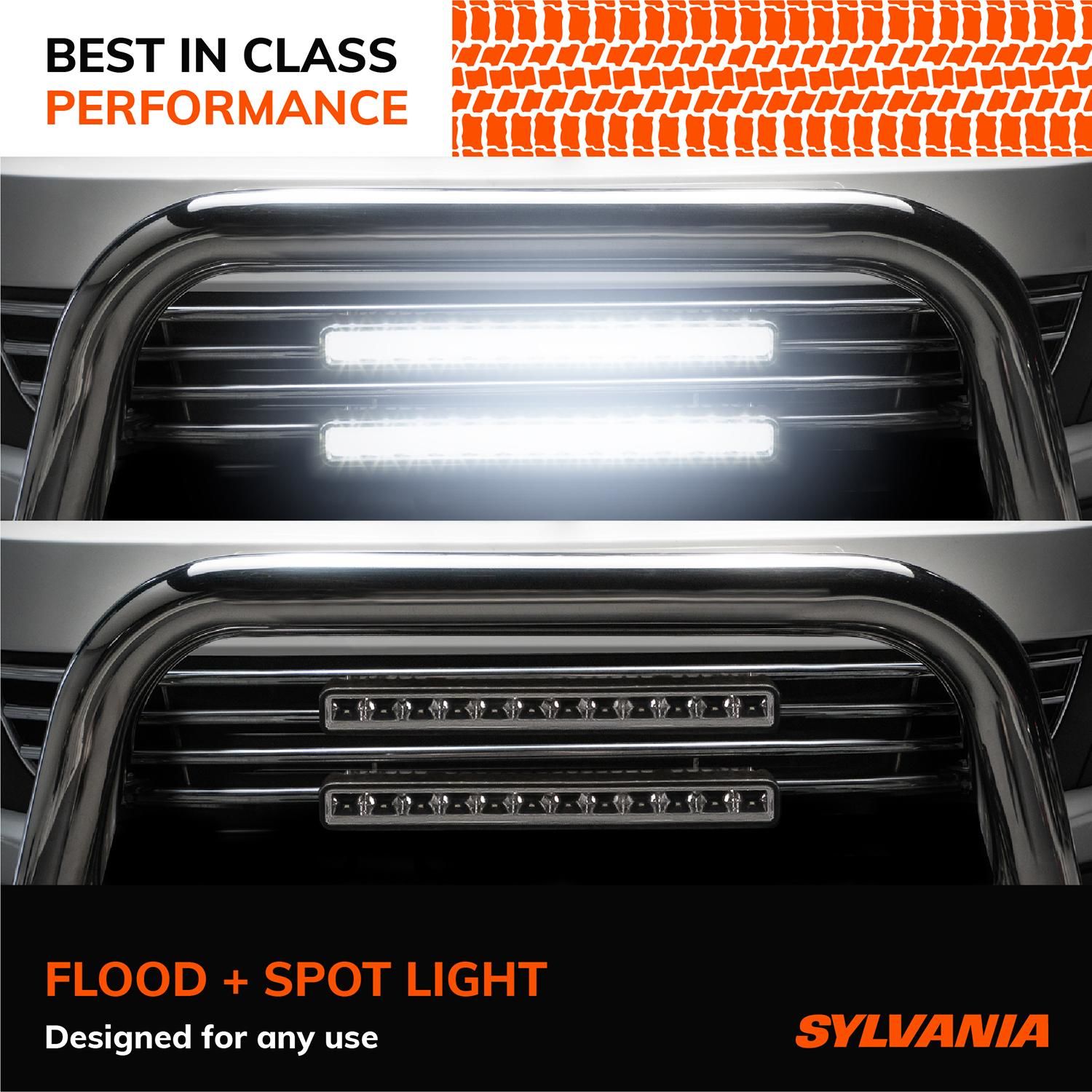 Sylvania 12 in. slim LED light bar combo