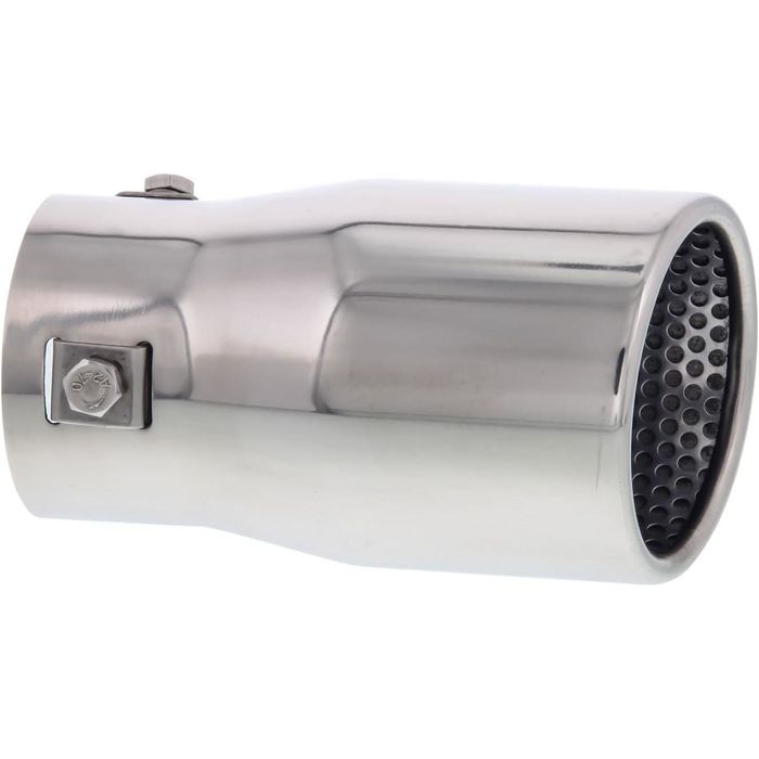 Stainless Steel Round Exhaust Pipe Tail Muffler Auto Car Chrome Tip  Accessories 