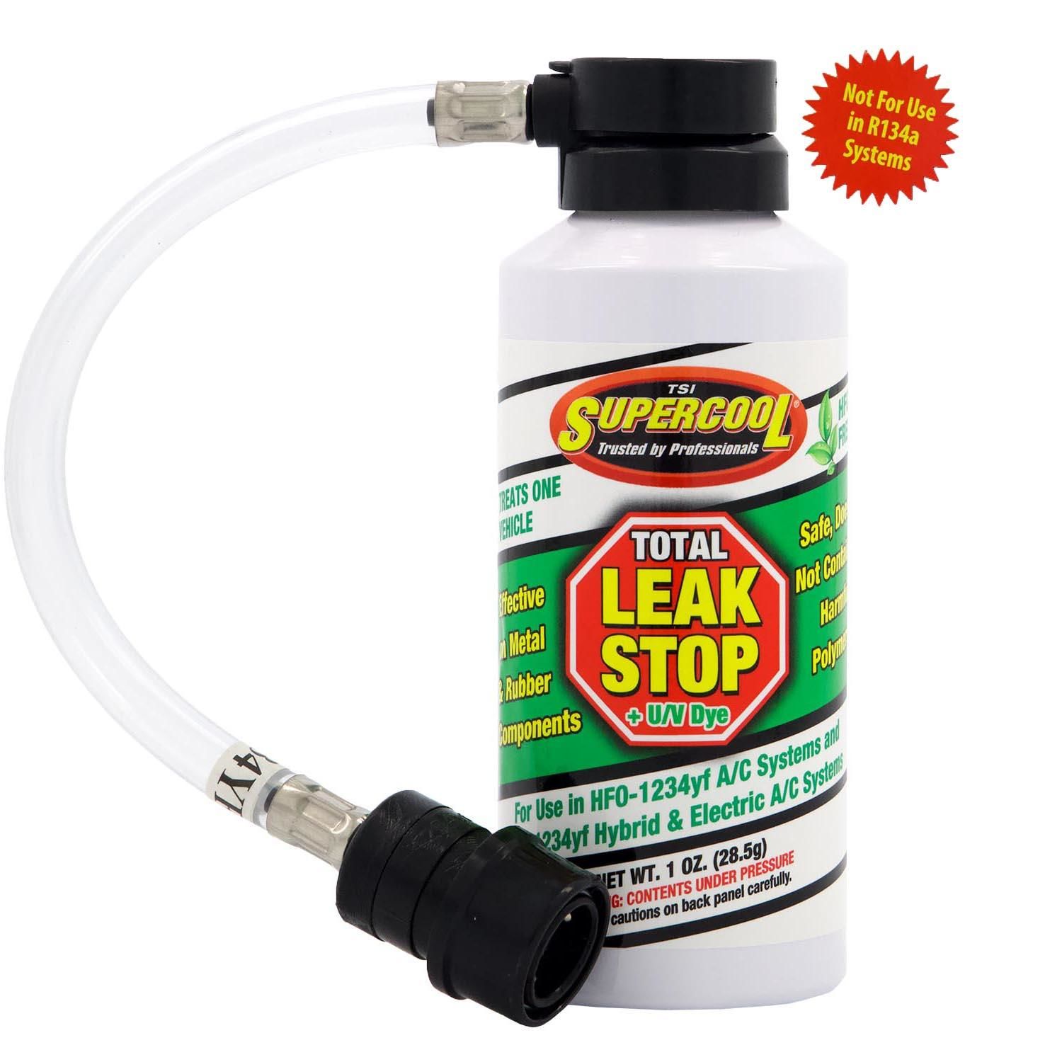 Supercool Total Leak Stop With Uv Dye And Hfc Free Applicator 1oz