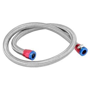  Edelbrock Russell 639253 Black 3/8 Aluminum Fuel Line :  Automotive