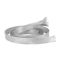 Mr. Gasket Blue Flex-Braided Hose Sleeve Kit - Protection For Engine Hoses With Aluminum Clamp Covers
