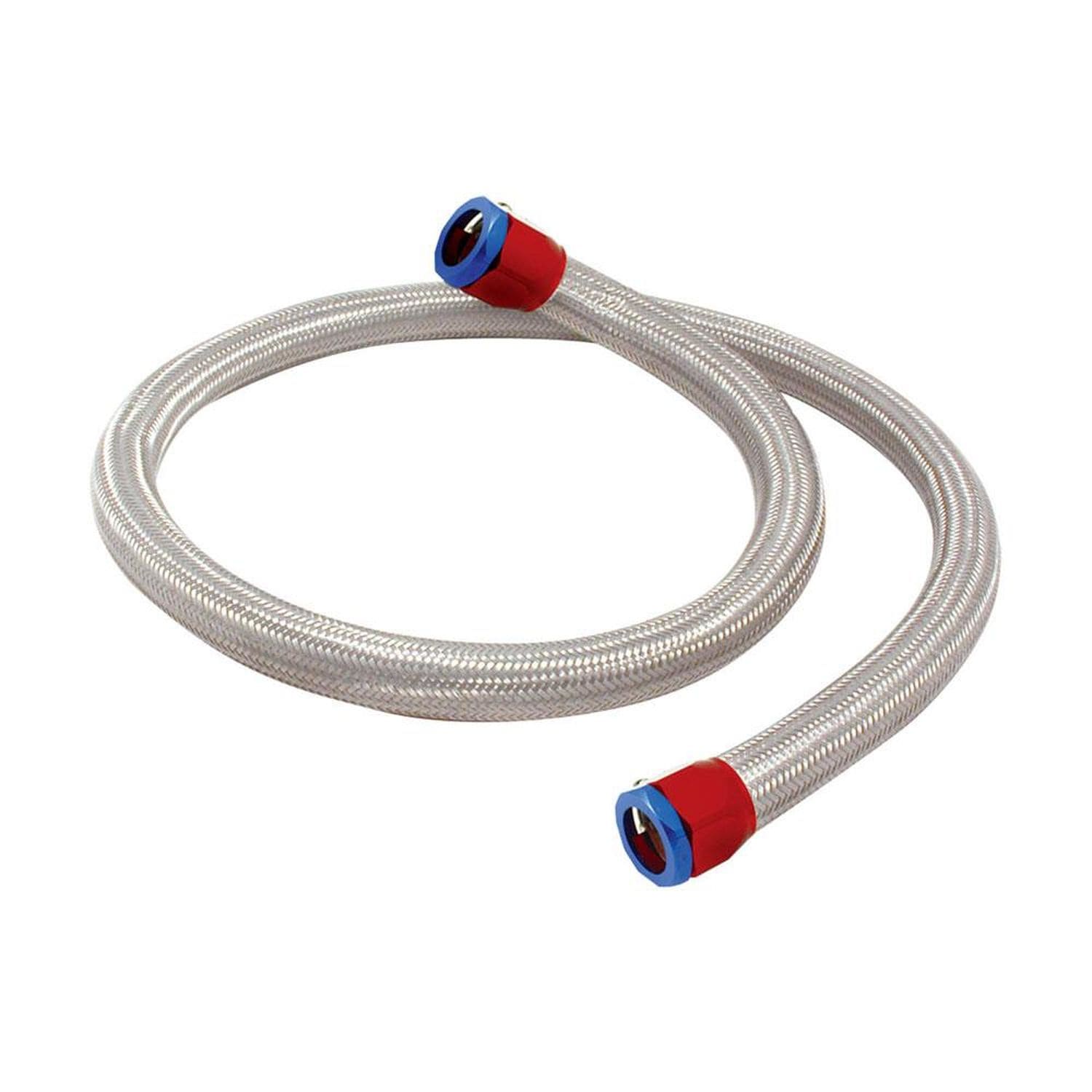 Spectre Performance Red and Blue 3/4in x 48in Steel-Flex Heater Hose Kit