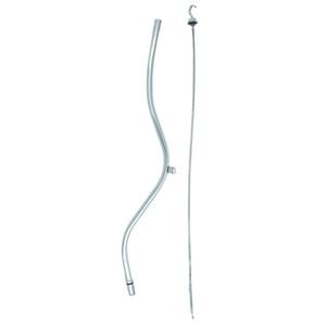Spectre 34in Chrome Plated Steel Transmission Fluid Dipstick and Tube for GM Turbo 350 for Ford Fusion
