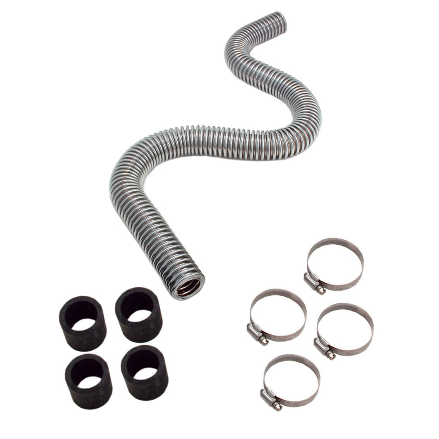 Spectre 1.29in X 36in MagnaKool Stainless Steel Radiator Hose Kit