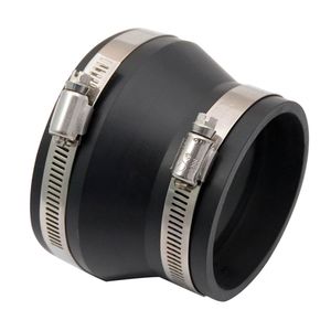 Spectre Black 4in x 3in Air Intake Tube Reducer Coupler for GMC C1500 Suburban