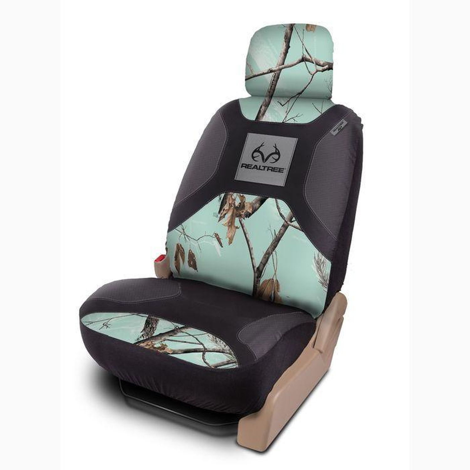 mint green camo seat covers