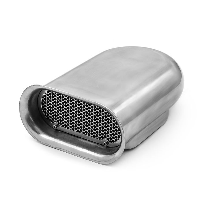 Speedmaster Polished Aluminum Hilborn Style Hood Scoop