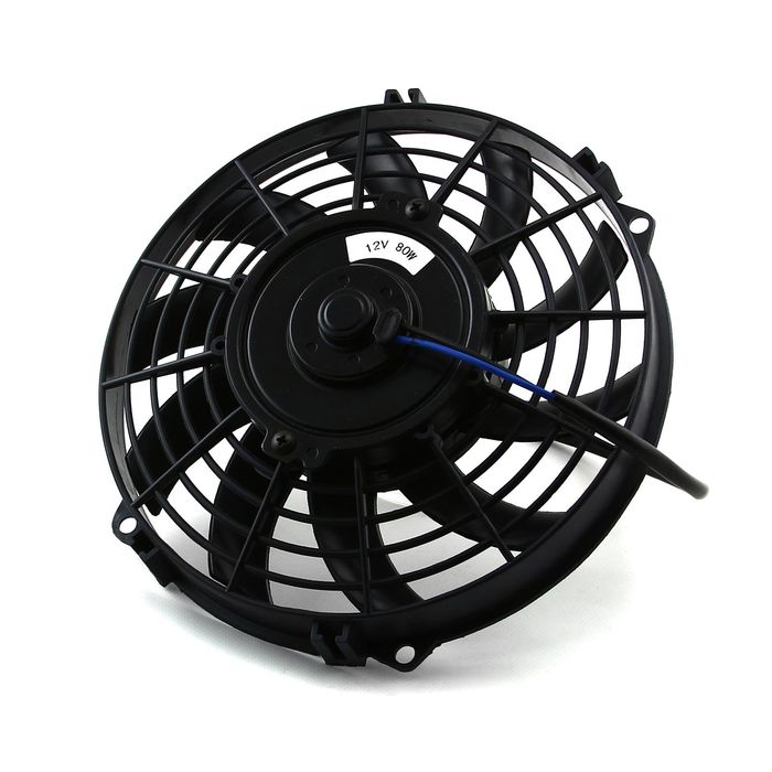 Speedmaster 9in Reversable 12 Volt S Blade Radiator Electric Thermo Fan
