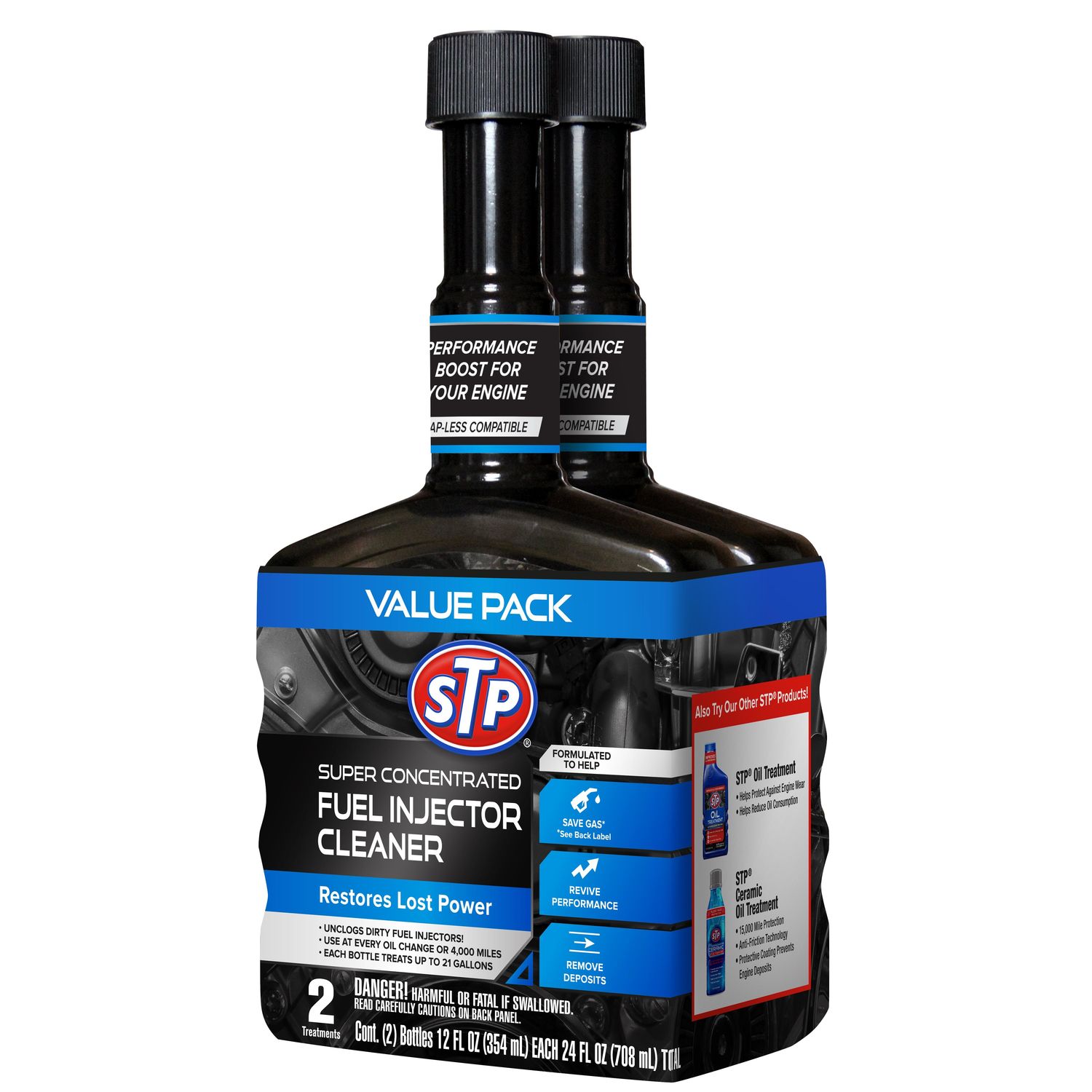 STP Fuel Injector Cleaner 12oz 2 Pack