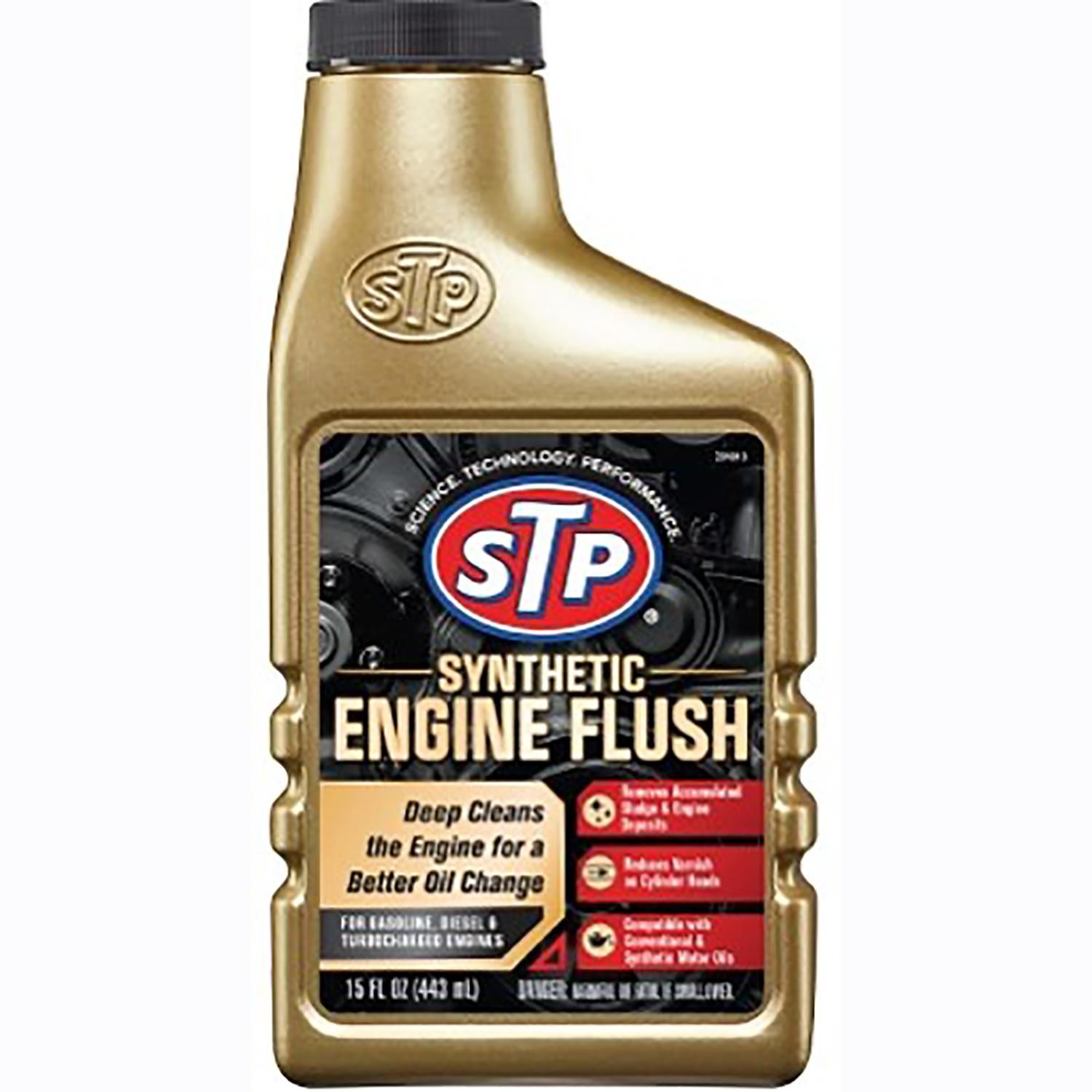 STP® Super Concentrated High Mileage Engine Flush (15 fl. oz.) 