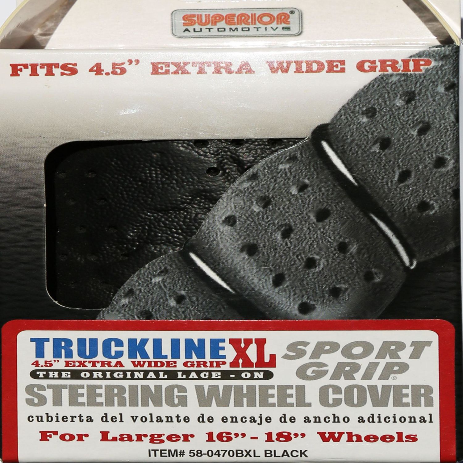 Superior Automotive Sport Grip LaceOn Truck Line Steering Wheel Cover