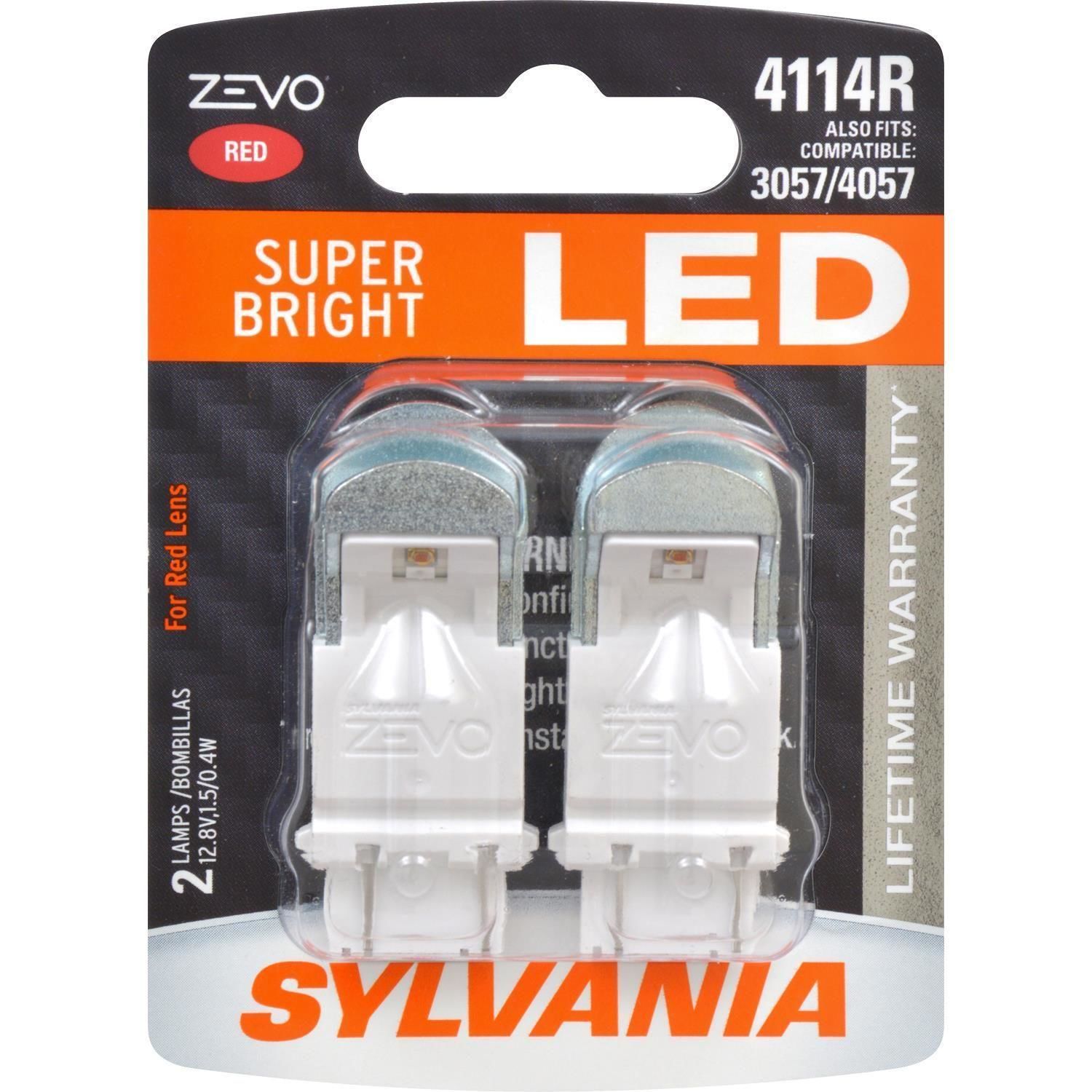 Sylvania Zevo Red Super Bright Led Light 2 Piece